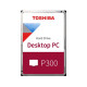 TOSHIBA P300 4TB 3.5 INCH 5400RPM SATA Hard Drive